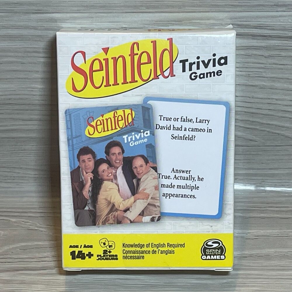 Seinfeld Trivia Game NIB - Spin Master Games